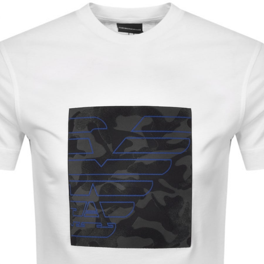 Alternative Image for ProductEmporio Armani Crew Neck Logo T Shirt White2